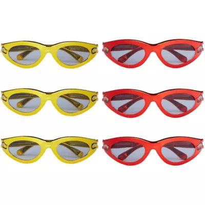 PartyCity Cars 3 Sunglasses 6ct