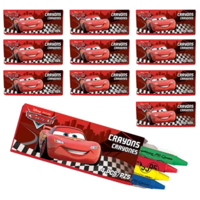 PartyCity Cars Crayon Boxes 48ct