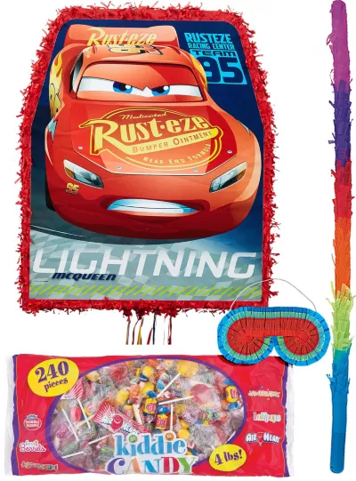 PartyCity Lightning McQueen Pinata Kit - Cars 3