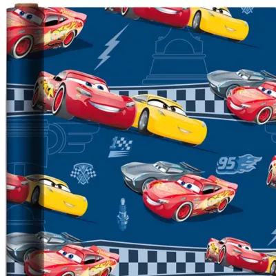  PartyCity Lightning McQueen & Cruz Ramirez Gift Wrap - Cars 3