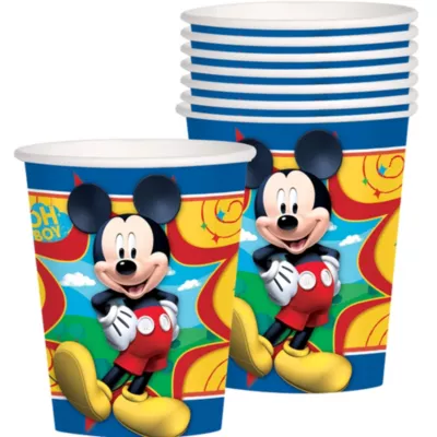 PartyCity Mickey Mouse Cups 8ct