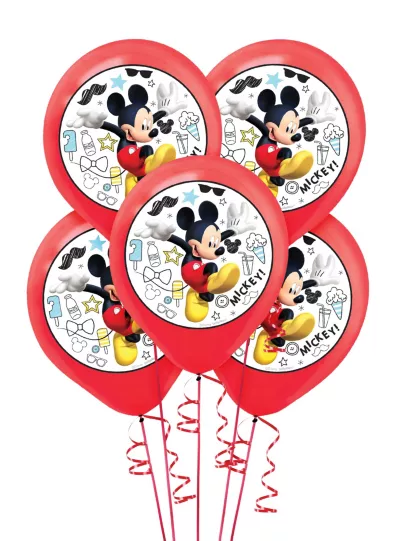 PartyCity Mickey Mouse Balloons 5ct