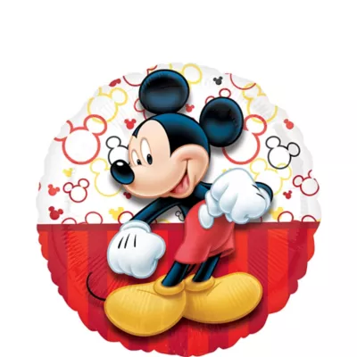  PartyCity Black, Red & Yellow Mickey Mouse Balloon