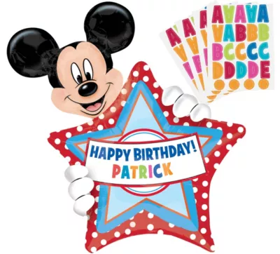 PartyCity Mickey Mouse Balloon - Personalized