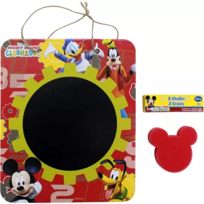 PartyCity Mickey Mouse Chalkboard Sign Set 3pc