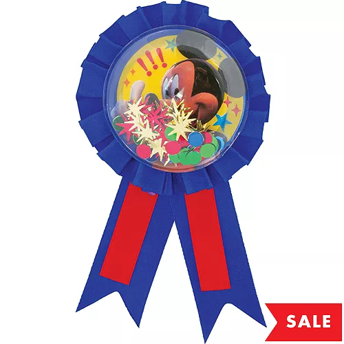PartyCity Mickey Mouse Award Ribbon 5in