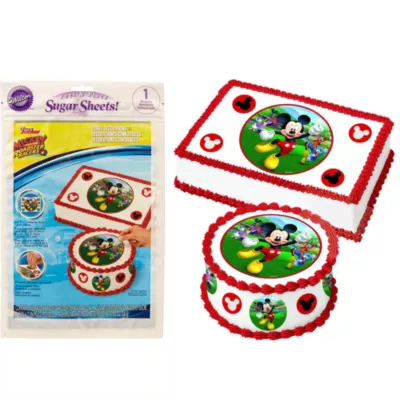  PartyCity Wilton Mickey Mouse & the Roadster Racers Sugar Sheet