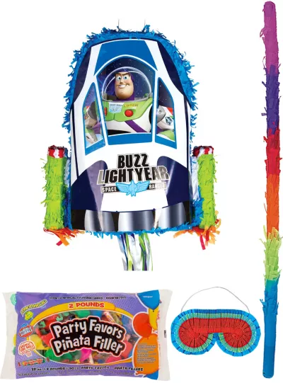 PartyCity Buzz Lightyear Pinata Kit with Candy & Favors - Toy Story