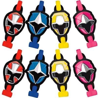  PartyCity Power Rangers Ninja Steel Blowouts 8ct