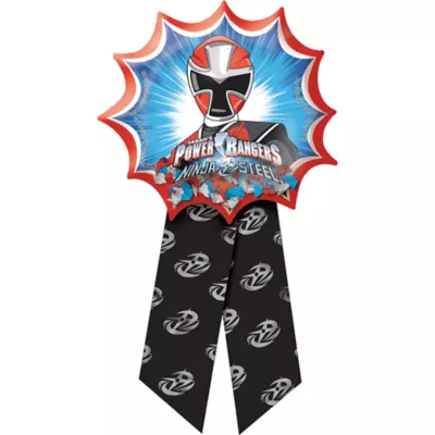 PartyCity Power Rangers Ninja Steel Award Ribbon