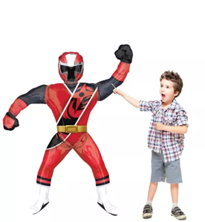 PartyCity Giant Gliding Red Power Ranger Balloon