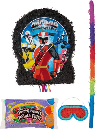 PartyCity Power Rangers Pinata Kit with Candy & Favors