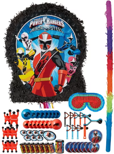 PartyCity Power Rangers Pinata Kit with Favors