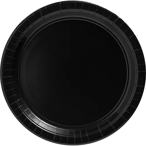 PartyCity Black Paper Dinner Plates 20ct