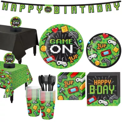 PartyCity Video Game Party Kit for 16 Guests