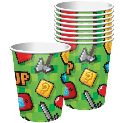 PartyCity Video Game Cups 8ct