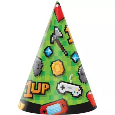 PartyCity Video Game Hats 8ct