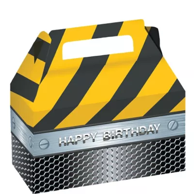 PartyCity Construction Zone Treat Boxes 2ct