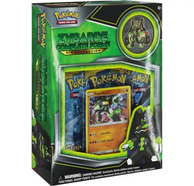 PartyCity Pokemon TCG Zygarde Complete Form Pin Collection