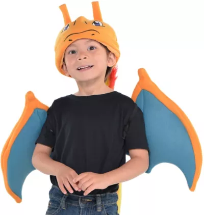 PartyCity Child Charizard Costume Accessory Kit 3pc - Pokemon