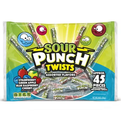 PartyCity Sour Punch Twists 50ct