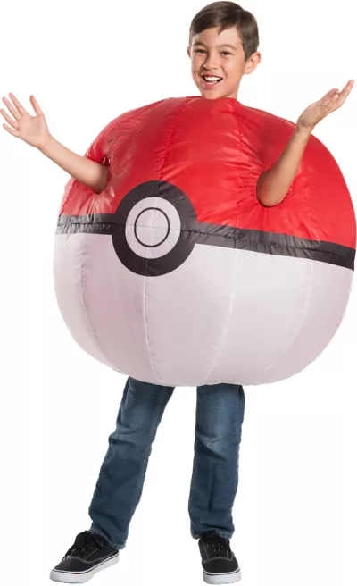 PartyCity Child Inflatable Pokeball Costume - Pokemon