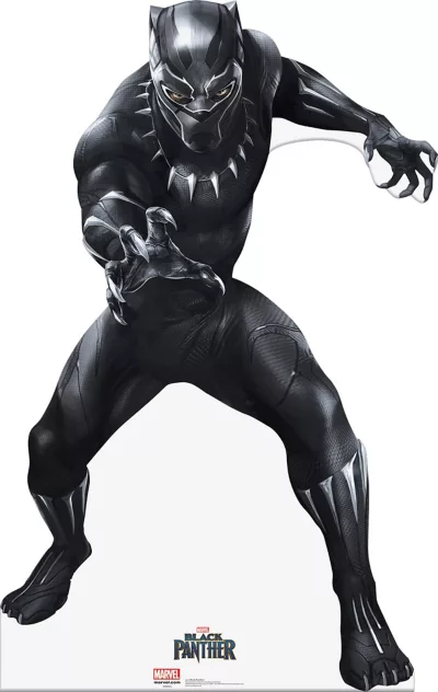 PartyCity Black Panther Life-Size Cardboard Cutout