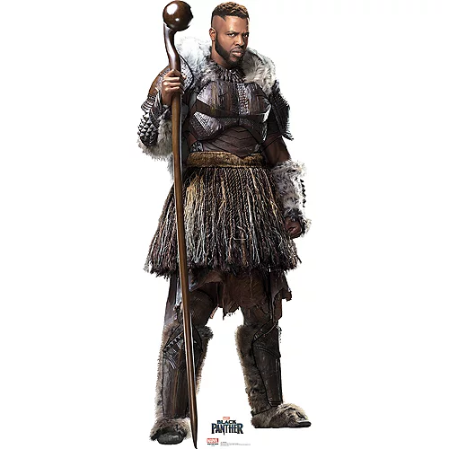 PartyCity MBaku Life-Size Cardboard Cutout - Black Panther