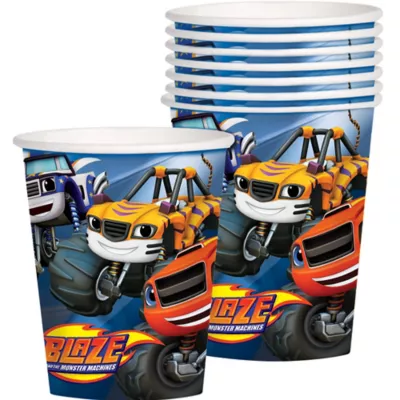 PartyCity Blaze and the Monster Machines Cups 8ct