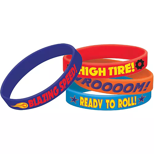 PartyCity Blaze and the Monster Machines Wristbands 4ct