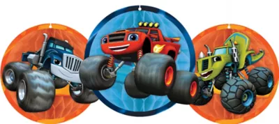  PartyCity Blaze and the Monster Machines Honeycomb Balls 3ct