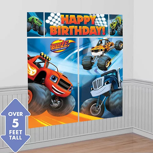 PartyCity Blaze and the Monster Machines Scene Setter