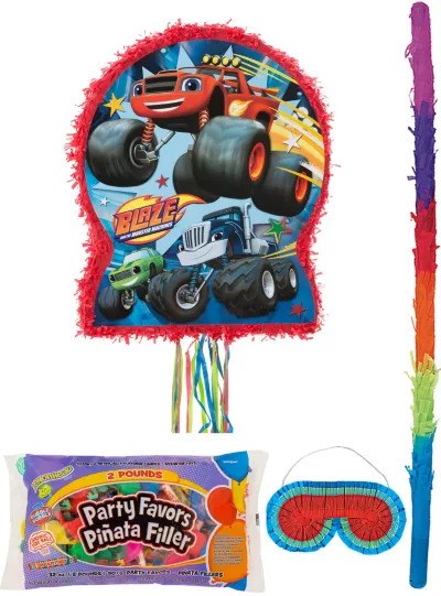 PartyCity Blaze and the Monster Machines Pinata Kit with Candy & Favors