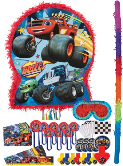 PartyCity Blaze and the Monster Machines Pinata Kit with Favors