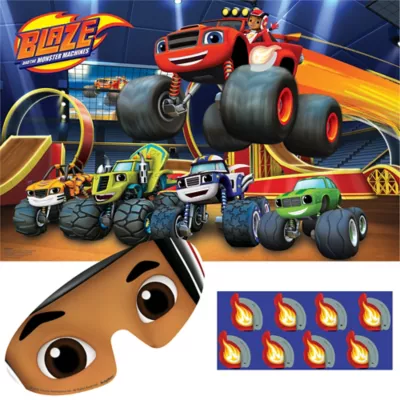 PartyCity Blaze and the Monster Machines Party Game 10pc