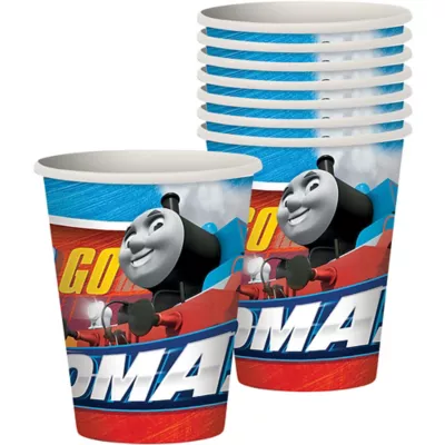 PartyCity Thomas the Tank Engine Cups 8ct