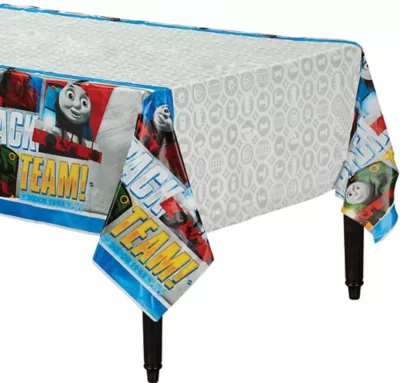 PartyCity Thomas the Tank Engine Table Cover