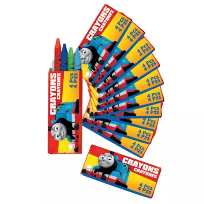 PartyCity Thomas the Train Crayon Boxes 12ct