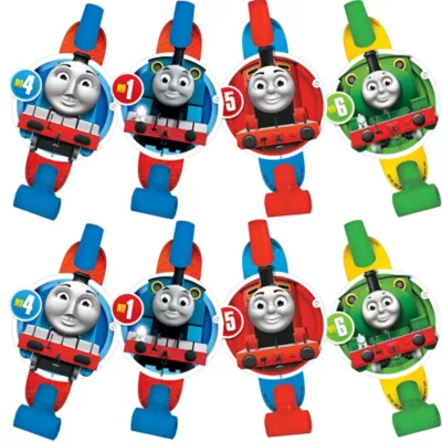 PartyCity Thomas the Tank Engine Blowouts 8ct