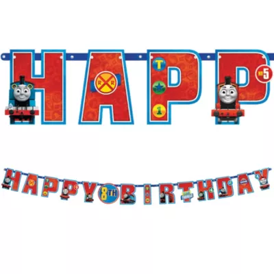 PartyCity Thomas the Tank Engine Birthday Banner Kit