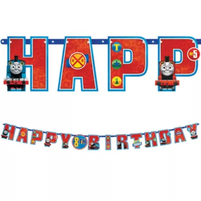  PartyCity Thomas the Tank Engine Birthday Banner Kit