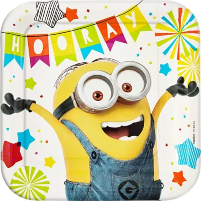  PartyCity Minions Lunch Plates 8ct