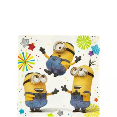 PartyCity Minions Beverage Napkins 16ct