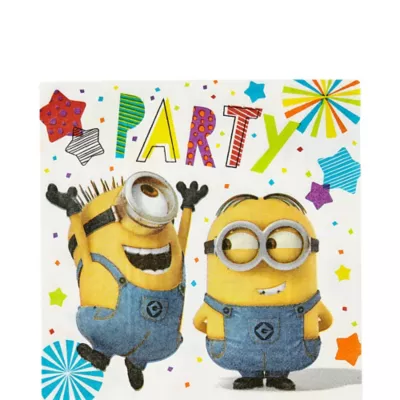 PartyCity Minions Lunch Napkins 16ct