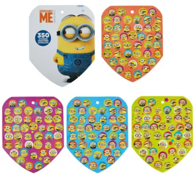 PartyCity Jumbo Despicable Me Sticker Book 8 Sheets