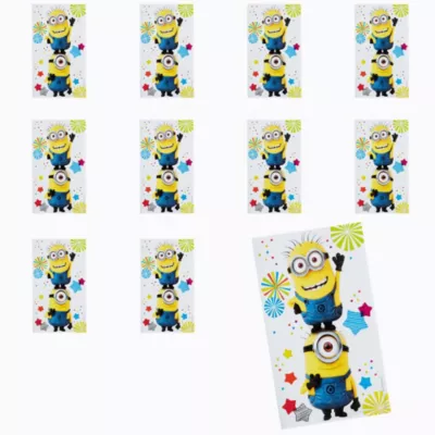 PartyCity Jumbo Despicable Me Stickers 24ct