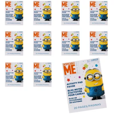 PartyCity Despicable Me Activity Pads 48ct