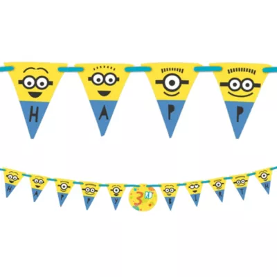  PartyCity Minions Birthday Banner Kit