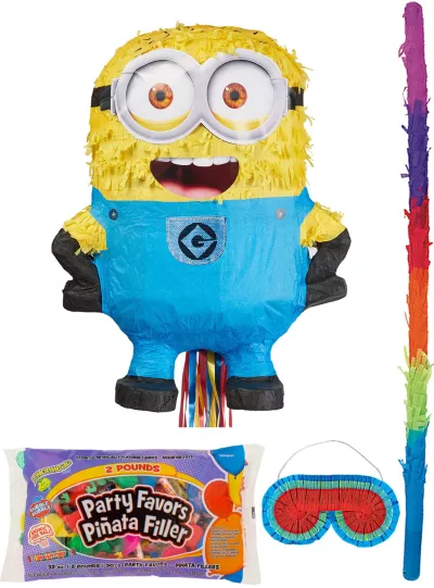 PartyCity Carl Minion Pinata Kit with Candy & Favors - Despicable Me 2