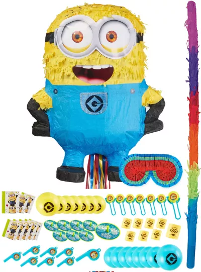 PartyCity Carl Minion Pinata Kit with Favors - Despicable Me 2